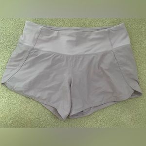 Light Pink Purplish Lululemon size 4 shorts.